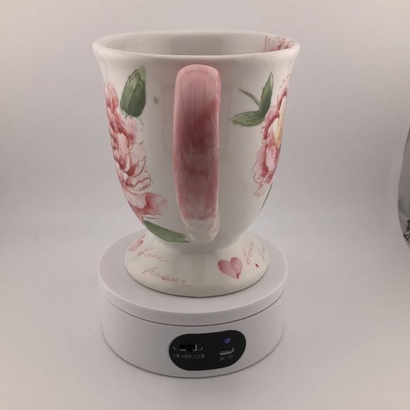 Maxcera Amour 16oz Mug White Pink Green - Picture 3 of 3